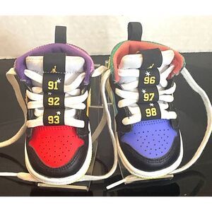 Nike Air Jordan 1 Mid "Six Championships" sneaker Toddler 4C Multicolor Color